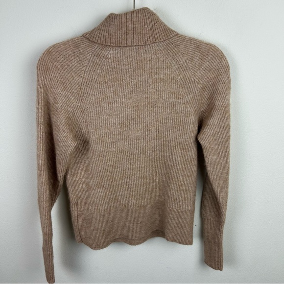 Quince Merino Wool / Baby Alpaca blend turtle neck in camel size: S - Picture 10 of 10